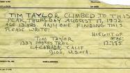 Forty years ago a La Ca&ntilde;ada Flintridge teen named Tim Taylor climbed a mountain more than 12,000 feet high and more than 20 miles deep in the backcountry of the southern Sierra.