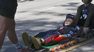 Photo Gallery: Kate Hansen comes home to La Ca&ntilde;ada with the U.S.A. Luge Slider Search clinic