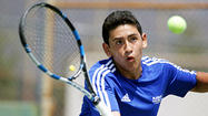 Photo Gallery: Top four seeds advance at Pacific League boys' tennis tournament